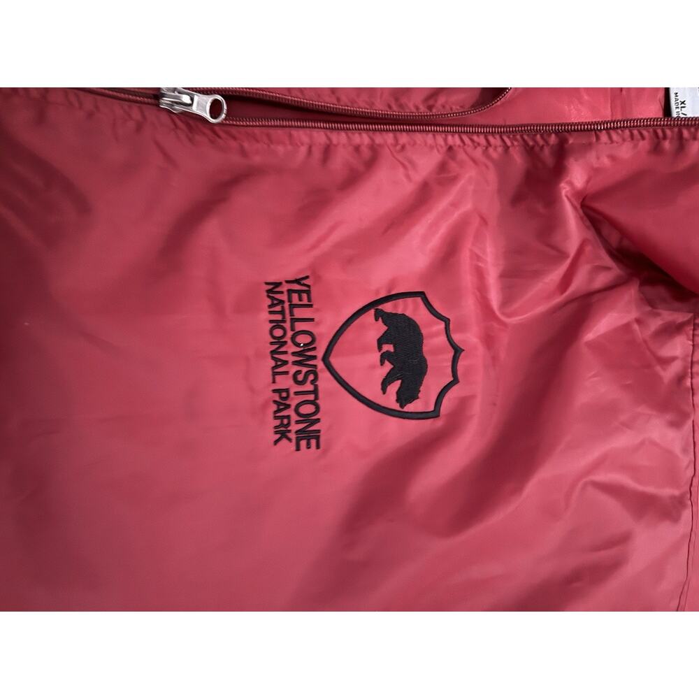 Red/Black Yellowstone Rain Jacket Windbreaker Siz… - image 2